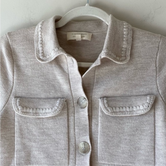 Sezane Off-White Women's Cardigan - Picture 4 of 9